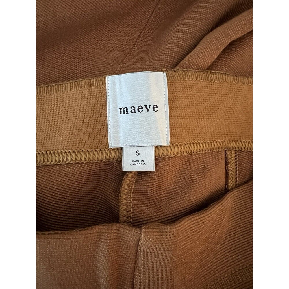 NWT Anthropologie Margot Kick Flare Cropped Pants In Natural Color Size Small - Picture 7 of 9